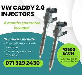 Vw Caddy 2.0 Injectors For Sale With Warranty