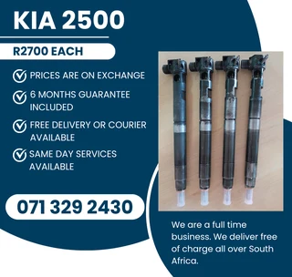 Kia 2500 Injectors For Sale With Warranty
