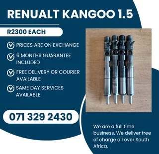 Renualt Kangoo 1.5 Injectors For Sale With Warranty