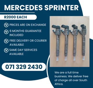 Mercedes Benz Sprinter Injectors For Sale With Warranty