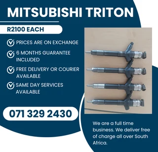 Mitshubishi Triton Injectors For Sale With Warranty