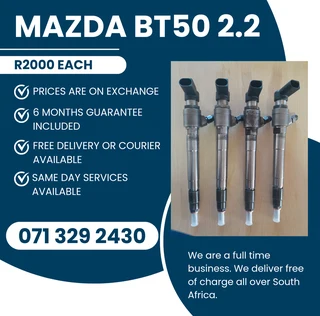 Mazda Bt50 2.2 Injectors For Sale With Warranty