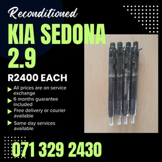 Kia Sedona 2.9 Injectors For Sale With Warranty