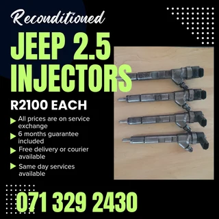 Jeep 2.5 Injectors For Sale With Warranty