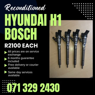 Hyundai H1 Bosch Injectors For Sale With Warranty