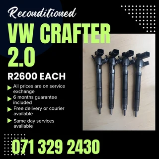 Vw Crafter 2.0 Injectors For Sale With Warranty