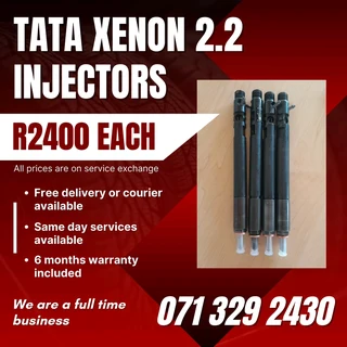 Tata Xenon 2.2 Injectors For Sale With Warranty On