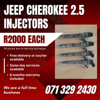 Jeep Grand Cherokee 2.5 Diesel Injectors For Sale With Warranty