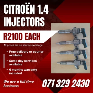 Citroën 1.4 Injectors For Sale With Warranty