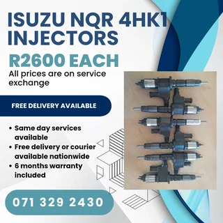 Isuzu Nqr 4hk1 Injectors For Sale With Warranty