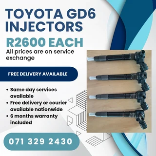 Toyota Gd6 2.8 Injectors For Sale With Warranty