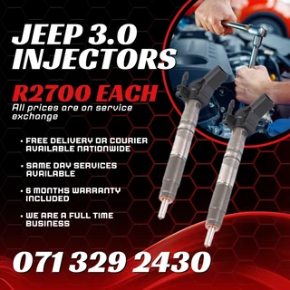 Jeep 3.0 Injectors For Sale With Warranty On