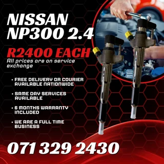 Nissan Np300 2.4 Diesel Injectors For Sale With Warranty