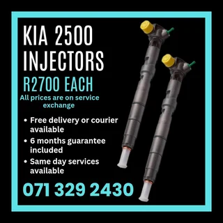 Kia 2500 Diesel Injectors For Sale With Warranty