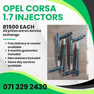 Opel Corsa 1.7 Injectors For Sale With Warranty