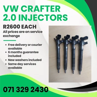 Vw Crafter 2.0 Diesel Injectors For Sale With Warranty