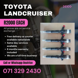 Toyota Landcruiser Injectors For Sale With Warranty