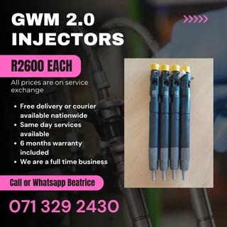 Gwm 2.0 Injectors For Sale With Warranty