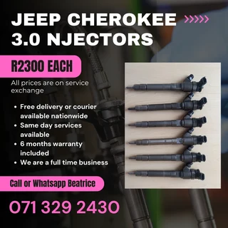 Jeep Grand Cherokee 3.0 Injectors For Sale With Warranty On