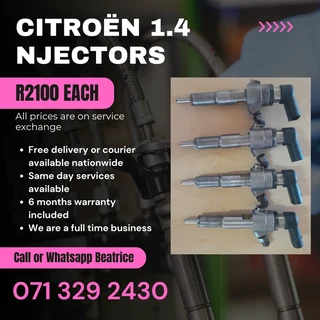 Citroën 1.4 Injectors For Sale With Warranty On
