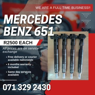 Mercedes Benz Vito 651 Injectors For Sale With Warranty