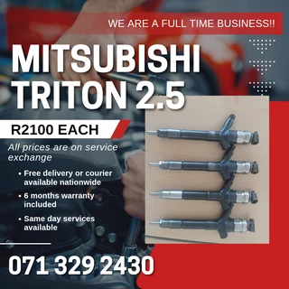 Mitsubishi Triton 2.5 Injectors For Sale With Warranty