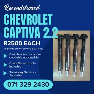 Chevrolet Captiva 2.2 Injectors For Sale With Warranty