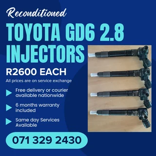 Toyota Gd6 2.8 Injectors For Sale With Warranty