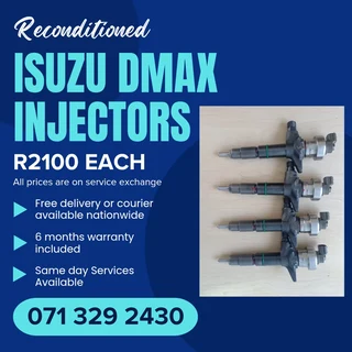 Isuzu Dmax Injectors For Sale With Warranty