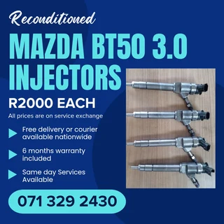 Mazda Bt50 3.0 Diesel Injectors For Sale With Warranty