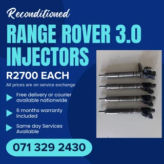 Range Rover 3.0 Injectors For Sale With Warranty