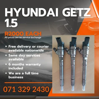Hyundai Getz 1.5 Diesel Injectors For Sale With Warranty
