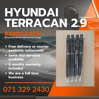 Hyundai Terracan 2.9 Injectors For Sale With Warranty