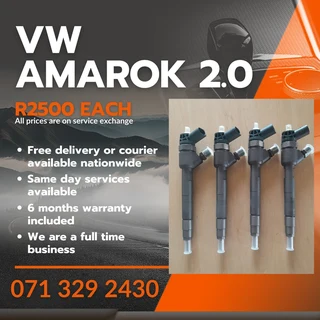 Vw Amarok 2.0 Diesel Injectors For Sale With Warranty