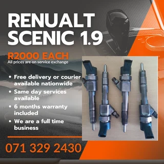 Renualt Scenic 1.9 Injectors For Sale With Warranty