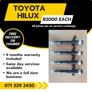 Toyota Hilux Diesel Injectors For Sale With Warranty