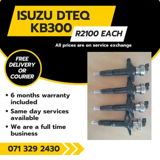Isuzu Dteq Kb300 Diesel Injectors For Sale With Warranty