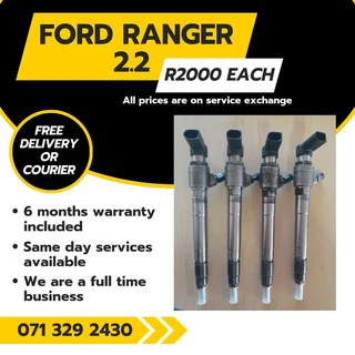 Ford Ranger 2.2 Diesel Injectors For Sale With Warranty