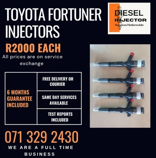 Toyota Fortuner Diesel Injectors For Sale With Warranty