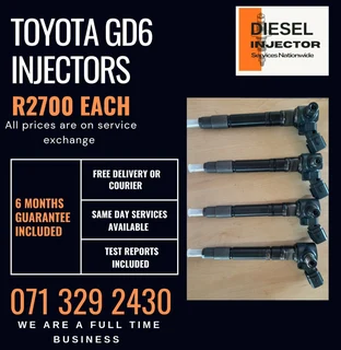 Toyota Gd6 Diesel Injectors For Sale With Warranty