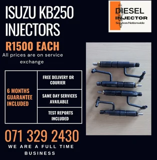Isuzu Kb250 Diesel Injectors For Sale With Warranty