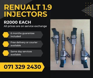 Renualt 1.9 Diesel Injectors For Sale With Warranty