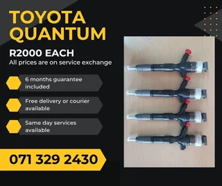 Toyota Quantum Diesel Injectors For Sale With Warranty