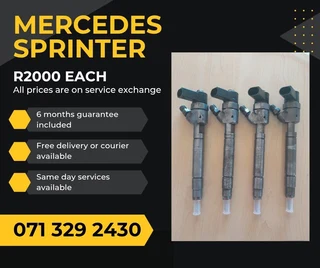 Mercedes Benz Sprinter Injectors For Sale With Warranty