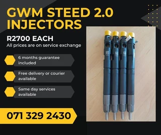 Gwm Steed 2.0 Injectors For Sale With Warranty