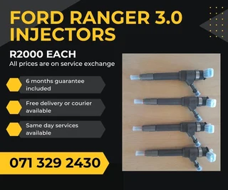 Ford Ranger 3.0 Diesel Injectors For Sale With Warranty