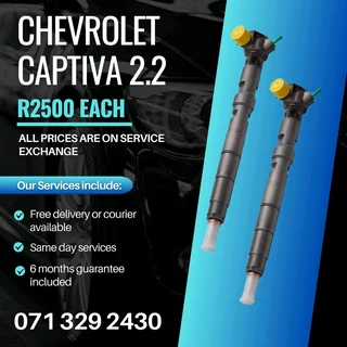 Chevrolet Captiva 2.2 Injectors For Sale With Warranty