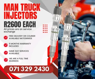 Man Truck Diesel Injectors For Sale With Warranty On