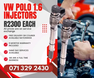 Vw Polo 1.6 Diesel Injectors For Sale With Warranty