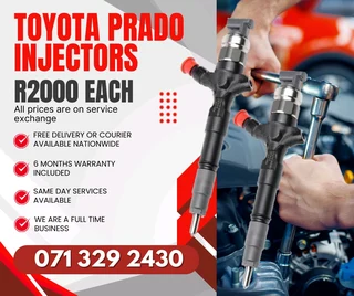 Toyota Prado Diesel Injectors For Sale With Warranty